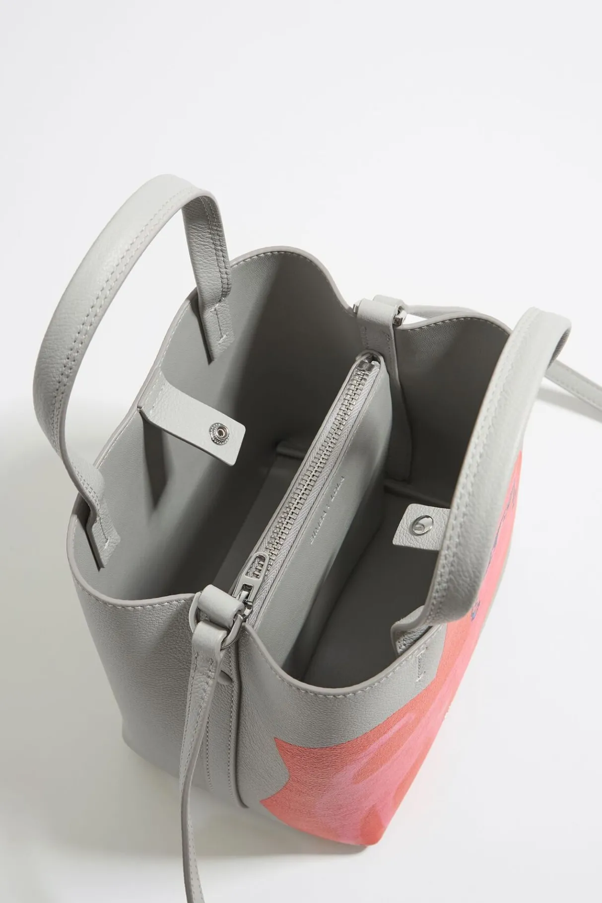 Mujer BIMBA Y LOLA Bolso Chihuahua<Bolso Chihuahua X Ana Leovy Pequeno Piel Gris Claro