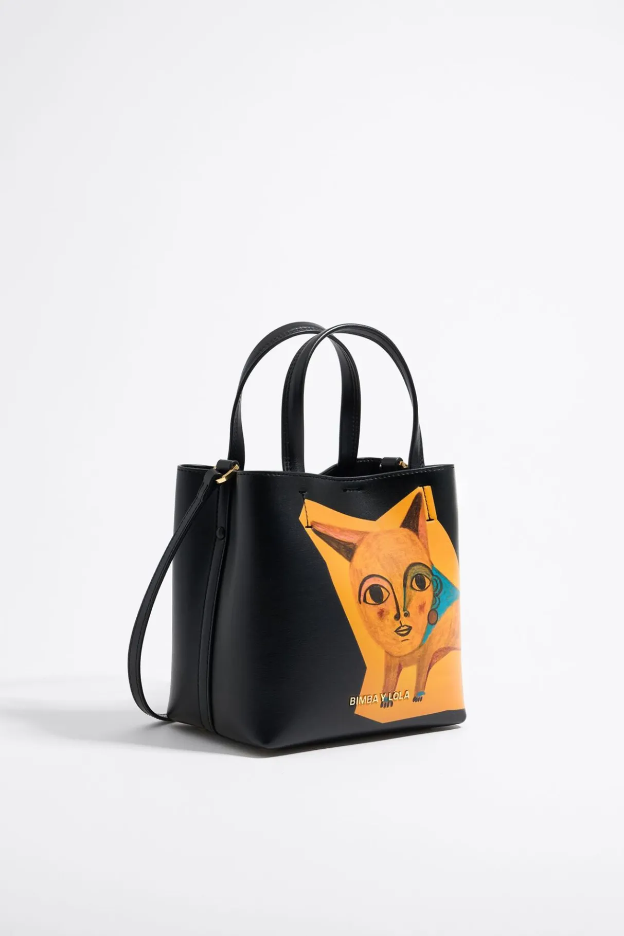 Mujer BIMBA Y LOLA Bolso Chihuahua<Bolso Chihuahua X Ana Leovy Pequeno Piel Negro