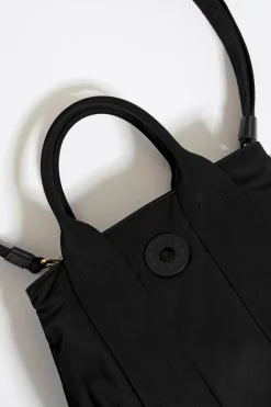 Mujer BIMBA Y LOLA Bolsos Nylon<Bolso De Mano Mediano Negro