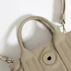 Mujer BIMBA Y LOLA Bolsos Nylon<Bolso De Mano Mediano Nylon Caqui Claro
