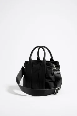 Mujer BIMBA Y LOLA Bolsos Nylon<Bolso De Mano Mediano Nylon Negro