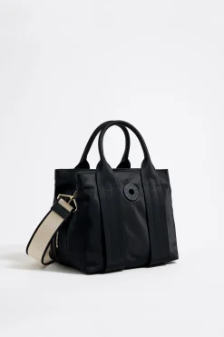 Mujer BIMBA Y LOLA Bolsos Nylon<Bolso De Mano Mediano Nylon Negro