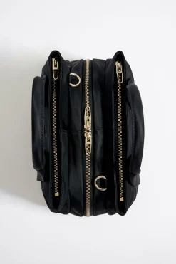 Mujer BIMBA Y LOLA Bolsos Nylon<Bolso De Mano Mediano Nylon Negro