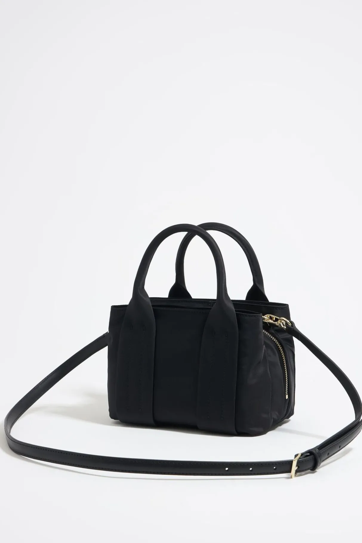 Mujer BIMBA Y LOLA Bolsos Nylon<Bolso De Mano Pequeno Nylon Negro