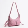 Mujer BIMBA Y LOLA Bolsos Pocket<Bolso Hobo Pocket Mini Piel Rosa