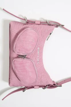 Mujer BIMBA Y LOLA Bolsos Pocket<Bolso Hobo Pocket Mini Piel Rosa