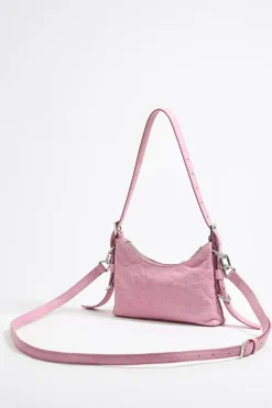 Mujer BIMBA Y LOLA Bolsos Pocket<Bolso Hobo Pocket Mini Piel Rosa