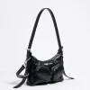 Mujer BIMBA Y LOLA Bolsos Piel<Bolso Hobo Pocket Mini Piel Negro