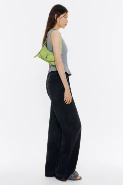 Mujer BIMBA Y LOLA Bolsos Pocket<Bolso Hobo Pocket Mini Piel Swarovski Pistacho