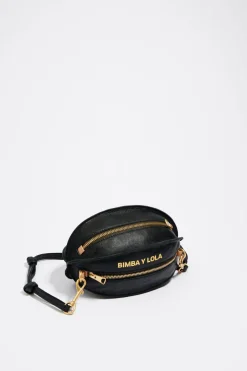Mujer BIMBA Y LOLA Bolsos Piel<Bolso Pelota Pequeno Piel Negro