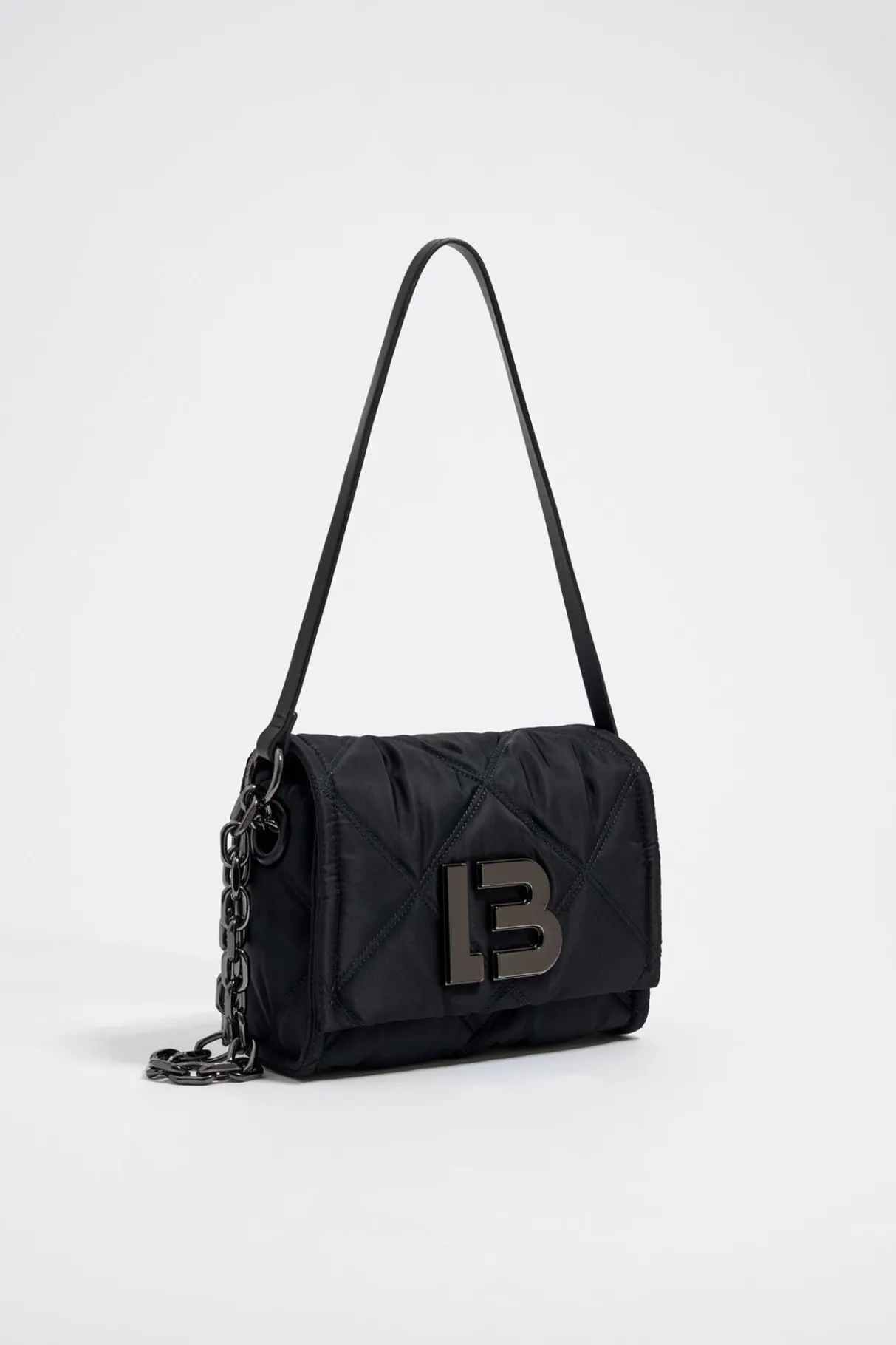 Mujer BIMBA Y LOLA Bolsos Nylon<Bolso Pequeno Solapa Negro