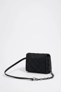 Mujer BIMBA Y LOLA Bolsos Nylon<Bolso Pequeno Solapa Negro