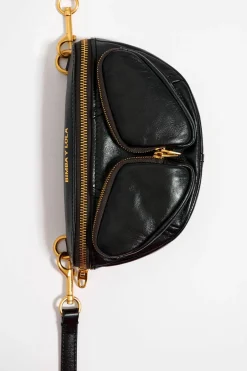 Mujer BIMBA Y LOLA Bolsos Pocket<Bolso Rinonera Pocket Mini Piel Negro