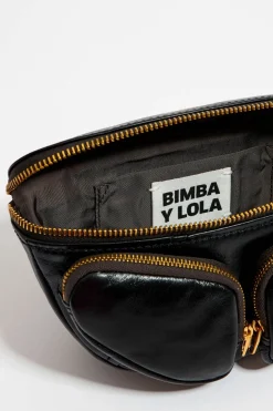 Mujer BIMBA Y LOLA Bolsos Pocket<Bolso Rinonera Pocket Mini Piel Negro