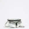 Mujer BIMBA Y LOLA Bolsos Pocket<Bolso Rinonera Pocket Mini Piel Plateado