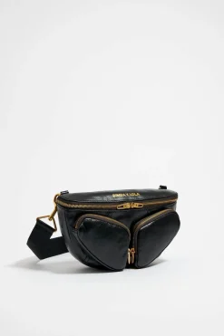 Mujer BIMBA Y LOLA Bolsos Pocket<Bolso Rinonera Pocket Pequeno Piel Negro