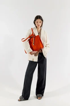 Mujer BIMBA Y LOLA Bolsos Nylon<Bolso Shopper Grande Nylon Coral