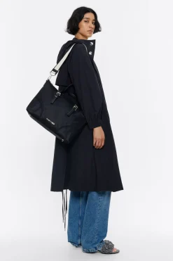 Mujer BIMBA Y LOLA Bolsos Nylon<Bolso Shopper Grande Nylon Negro