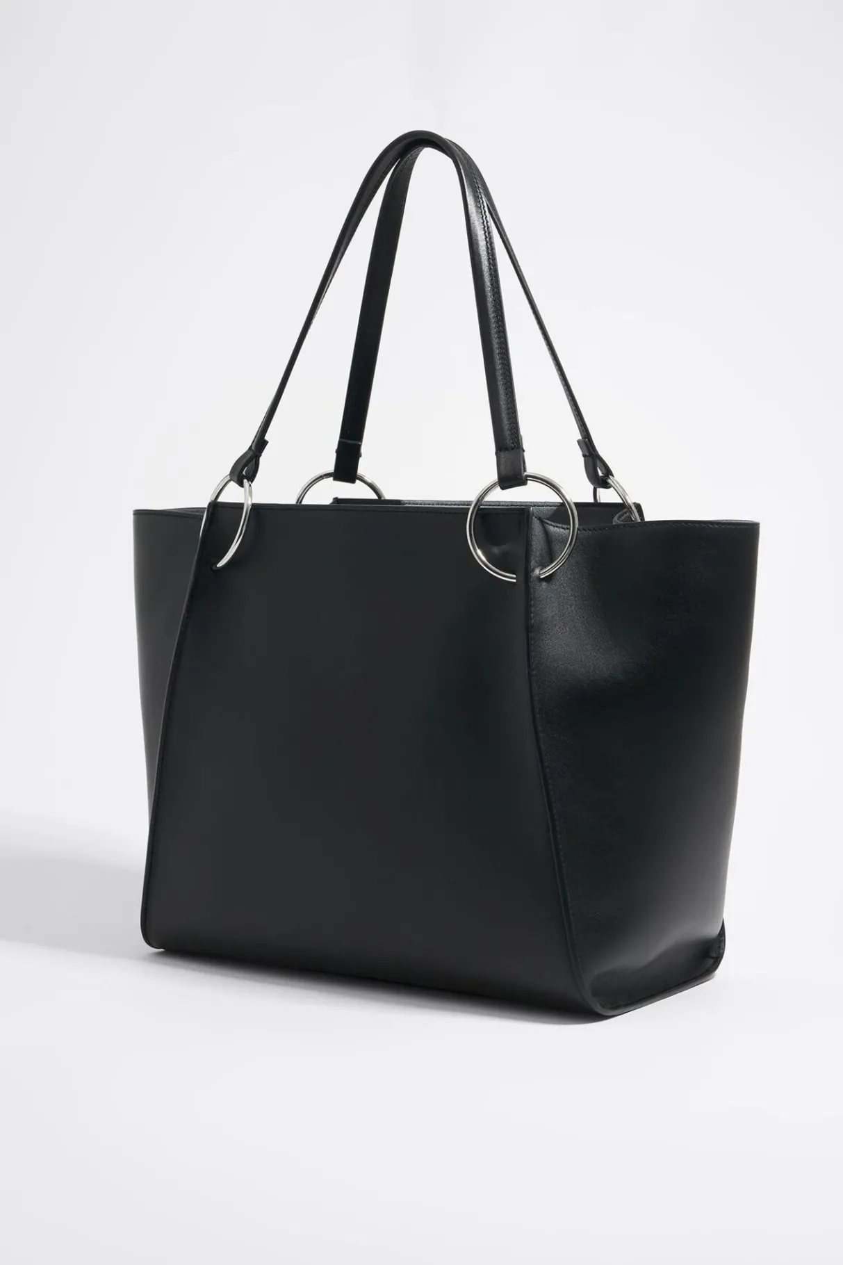 Mujer BIMBA Y LOLA Bolsos Piel<Bolso Shopper Grande Piel Negro
