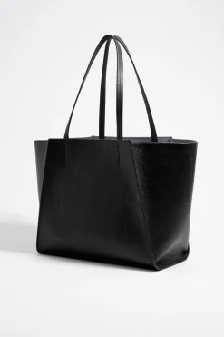 Mujer BIMBA Y LOLA Bolsos Piel<Bolso Shopper Grande Piel Negro