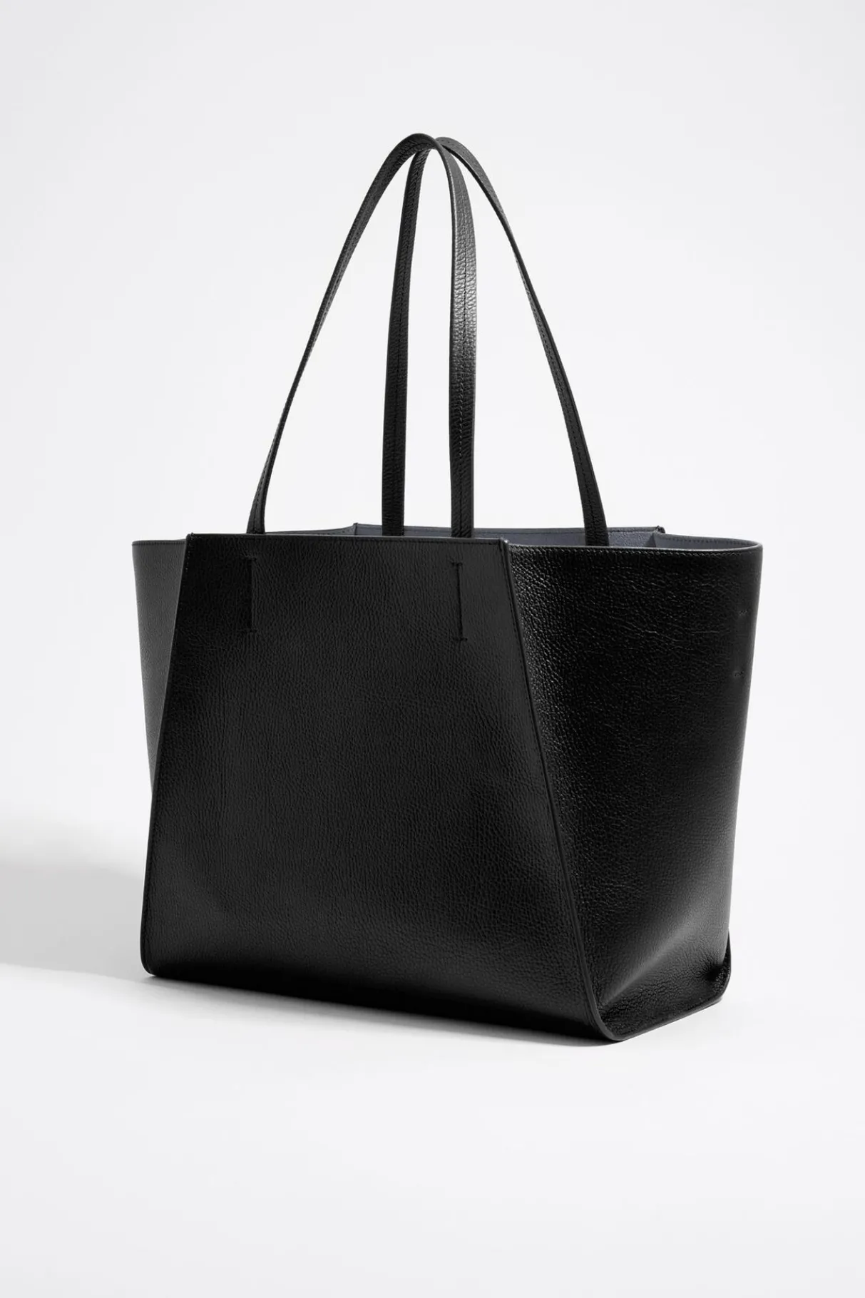 Mujer BIMBA Y LOLA Bolsos Piel<Bolso Shopper Grande Piel Negro