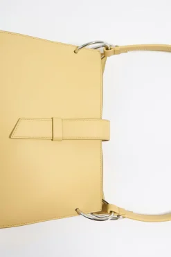 Mujer BIMBA Y LOLA Bolsos Piel<Bolso Shopper Grande Piel Amarillo Topacio