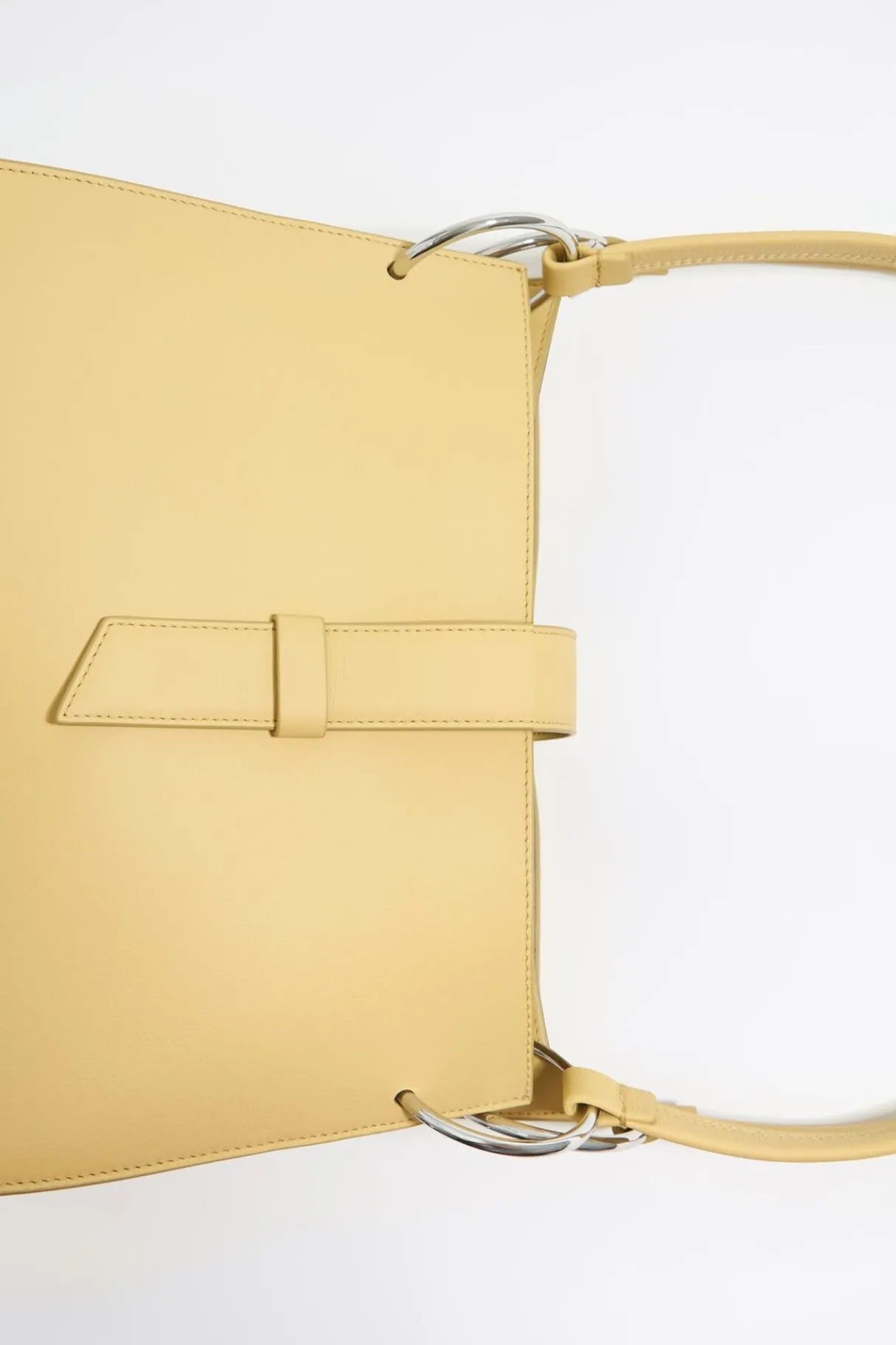 Mujer BIMBA Y LOLA Bolsos Piel<Bolso Shopper Grande Piel Amarillo Topacio