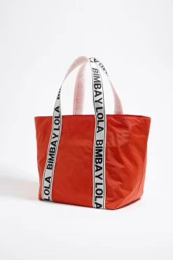 Mujer BIMBA Y LOLA Bolsos Nylon<Bolso Shopper Maxi Nylon Coral