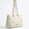 Mujer BIMBA Y LOLA Bolsos Nylon<Bolso Shopper Mediano Nylon Acolchado Piedra