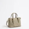 Mujer BIMBA Y LOLA Bolsos Nylon<Bolso Shopper Mini Nylon Caqui Claro