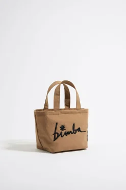 Mujer BIMBA Y LOLA Nylon<Bolso Shopper Mini Nylon Marron