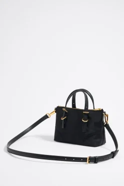 Mujer BIMBA Y LOLA Bolsos Nylon<Bolso Shopper Mini Nylon Negro