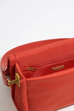 Mujer BIMBA Y LOLA Bolsos Nylon<Bolso Solapa Mediano Nylon Coral