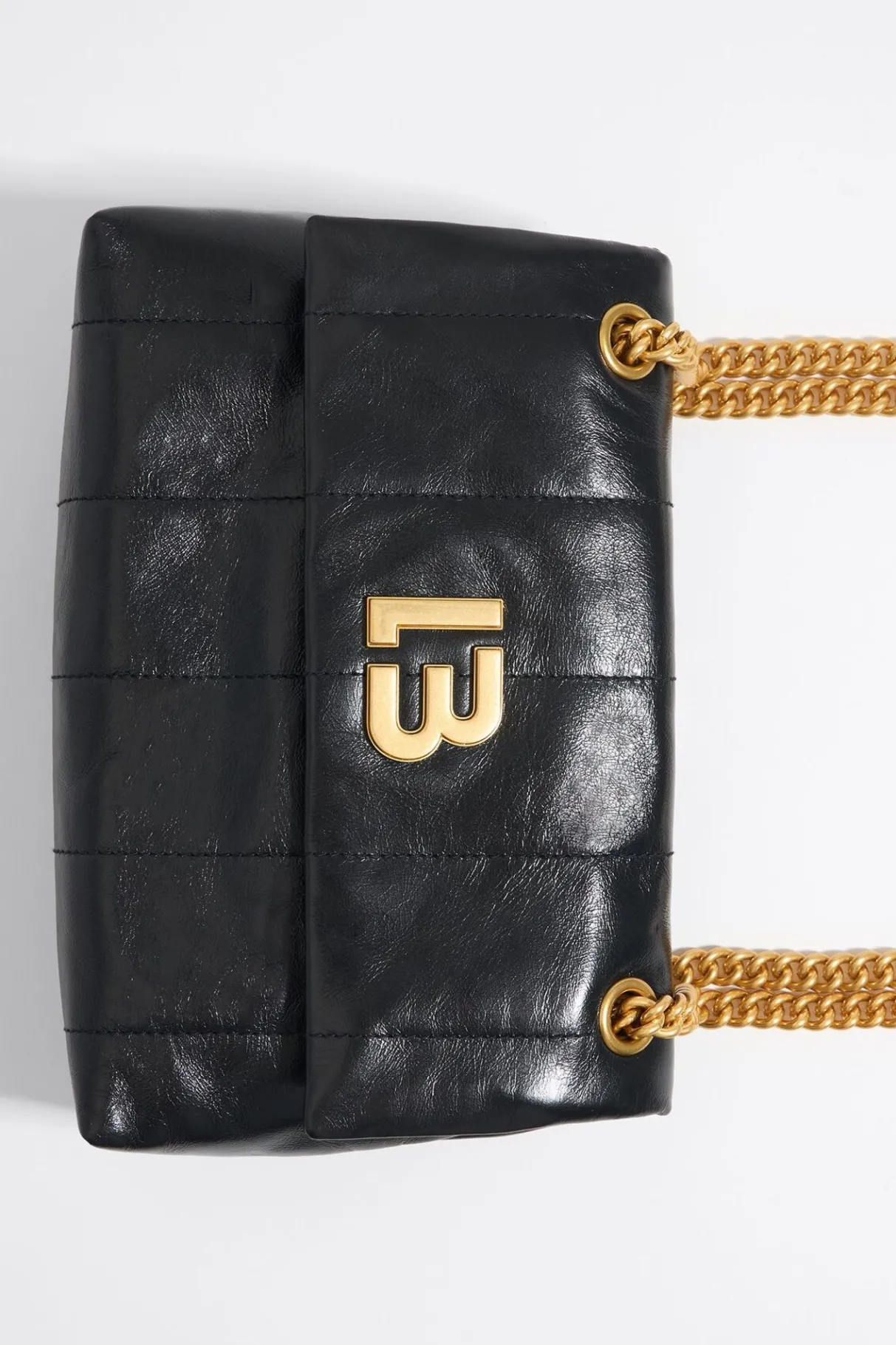 Mujer BIMBA Y LOLA Bolsos Piel<Bolso Solapa Mediano Piel Negro