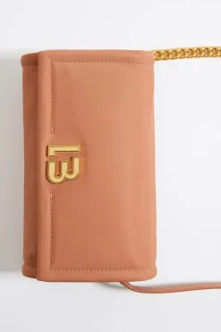 Mujer BIMBA Y LOLA Bolsos Nylon<Bolso Solapa Mini Nylon Arcilla