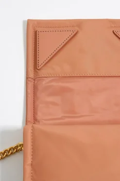 Mujer BIMBA Y LOLA Bolsos Nylon<Bolso Solapa Mini Nylon Arcilla