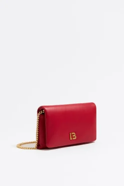 Mujer BIMBA Y LOLA Bolsos Piel<Bolso Solapa Mini Piel Napa Rojo
