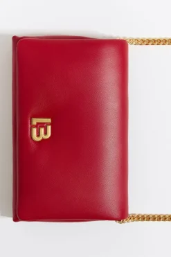 Mujer BIMBA Y LOLA Bolsos Piel<Bolso Solapa Mini Piel Napa Rojo