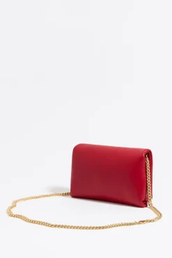 Mujer BIMBA Y LOLA Bolsos Piel<Bolso Solapa Mini Piel Napa Rojo