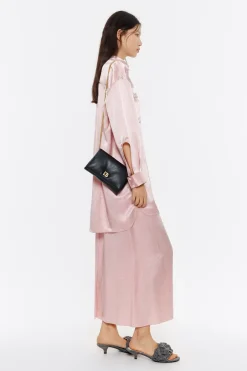 Mujer BIMBA Y LOLA Bolsos Piel<Bolso Solapa Mini Piel Napa Negro