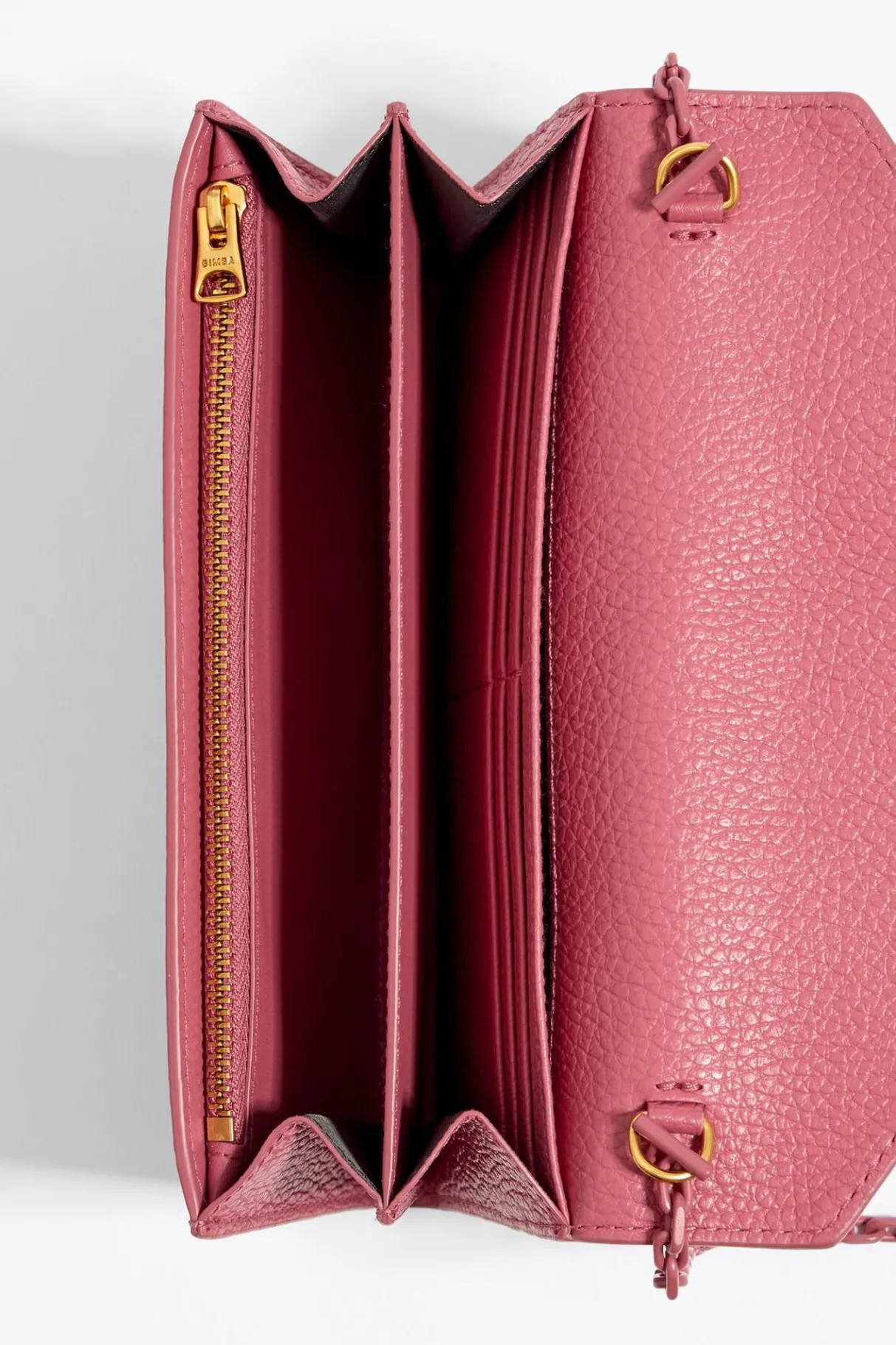 Mujer BIMBA Y LOLA Piel<Bolso Solapa Mini Piel Rosa