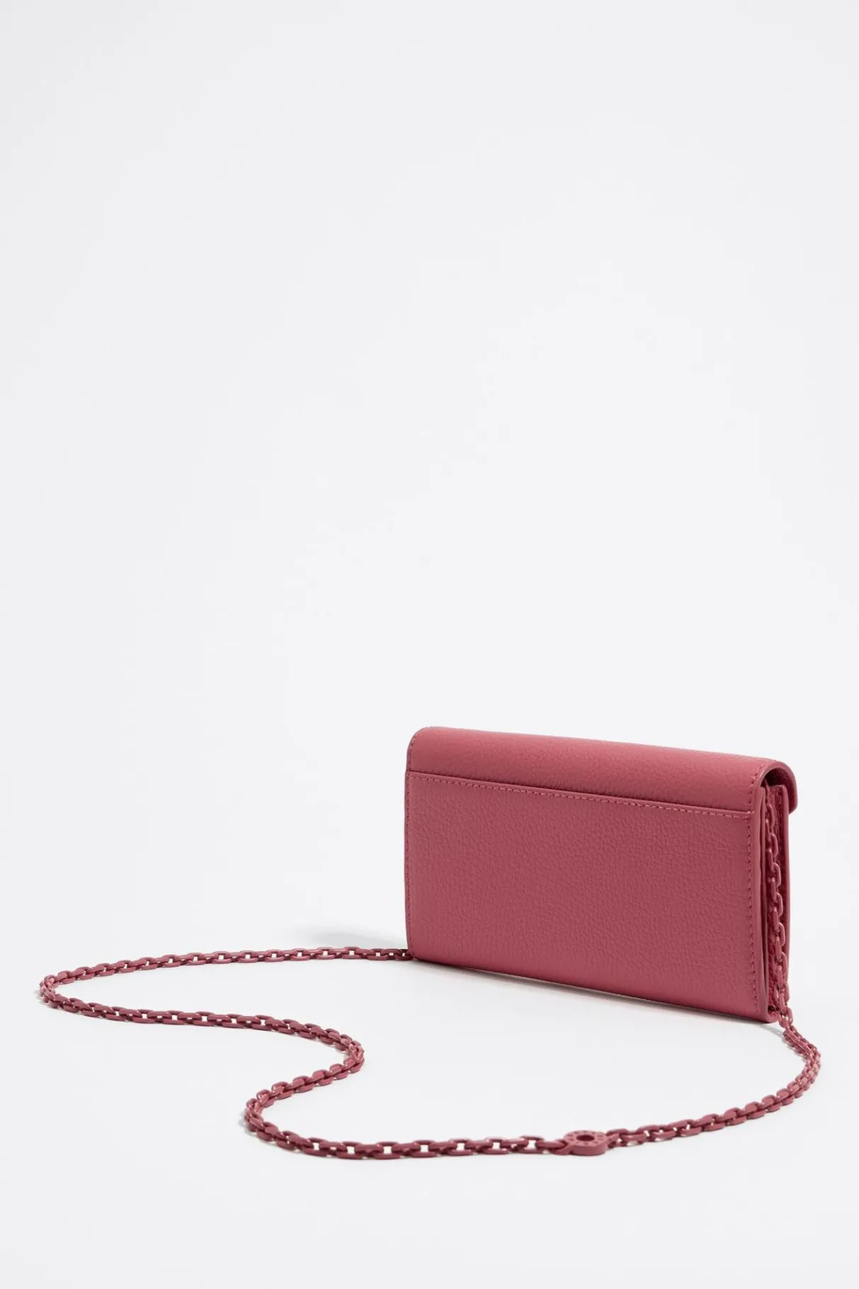 Mujer BIMBA Y LOLA Piel<Bolso Solapa Mini Piel Rosa