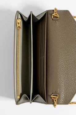 Mujer BIMBA Y LOLA Piel<Bolso Solapa Mini Piel Topo