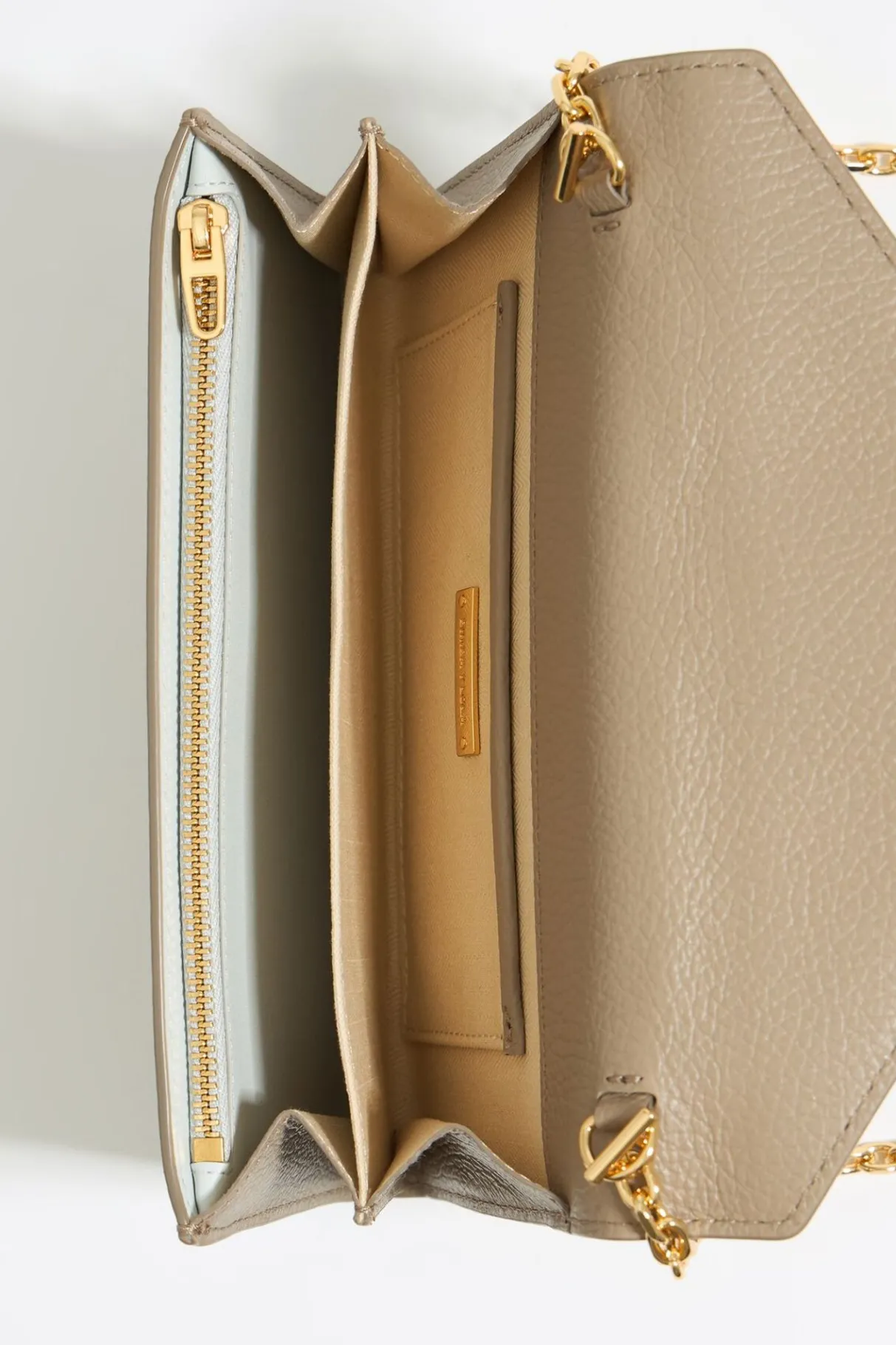 Mujer BIMBA Y LOLA Piel<Bolso Solapa Mini Piel Topo