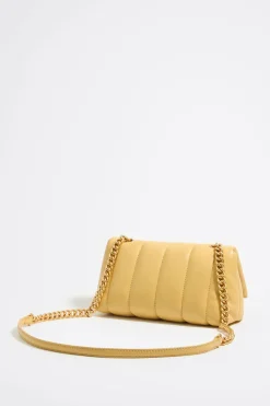 Mujer BIMBA Y LOLA Bolsos Piel<Bolso Solapa Pequeno Napa Amarillo Topacio