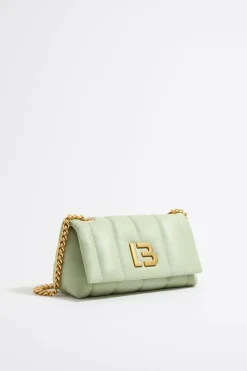 Mujer BIMBA Y LOLA Bolsos Piel<Bolso Solapa Pequeno Napa Verde Claro