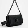 Mujer BIMBA Y LOLA Bolsos Nylon<Bolso Solapa Pequeno Negro