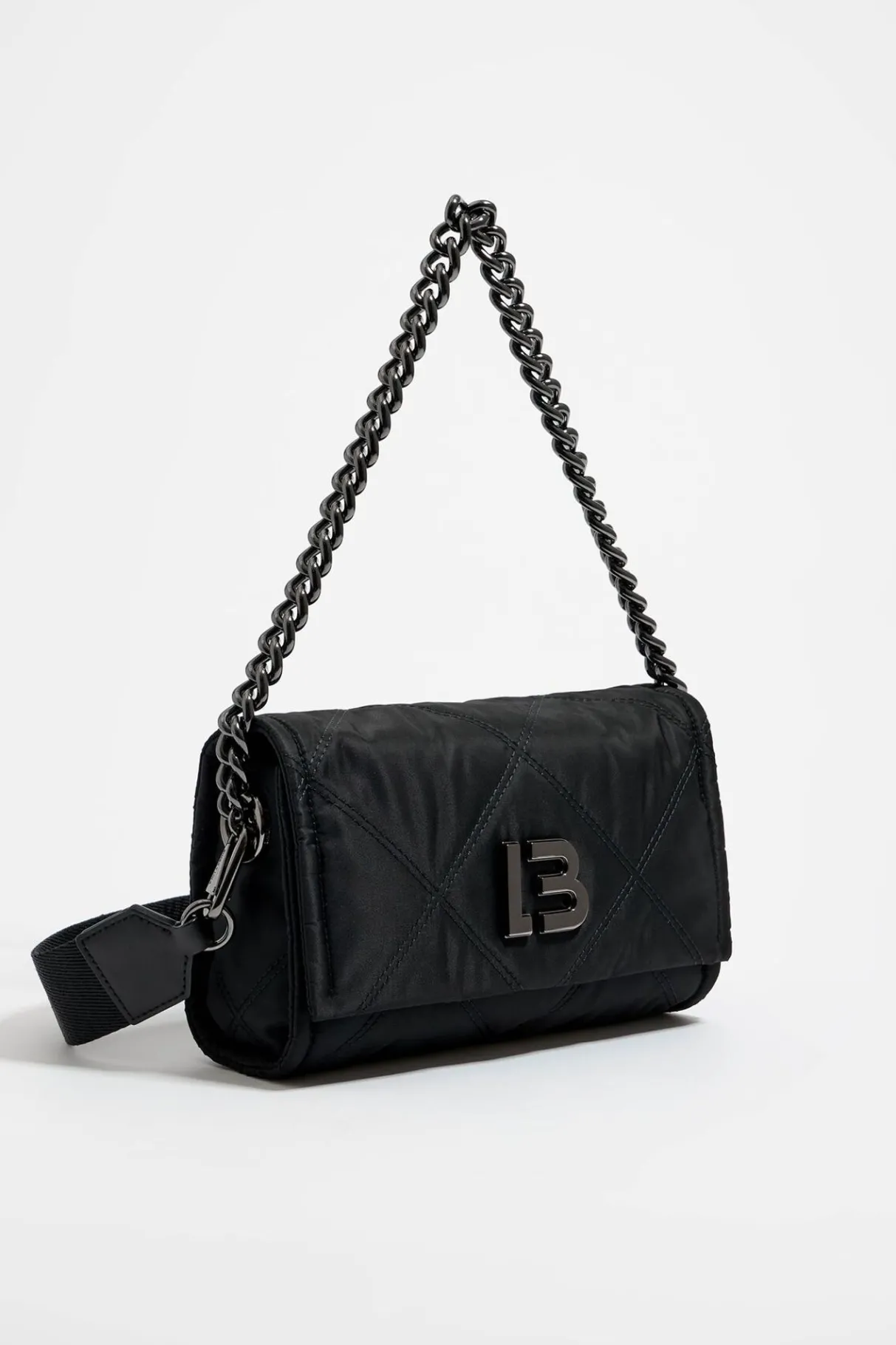 Mujer BIMBA Y LOLA Bolsos Nylon<Bolso Solapa Pequeno Negro