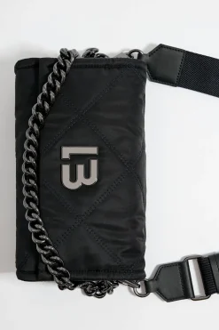 Mujer BIMBA Y LOLA Bolsos Nylon<Bolso Solapa Pequeno Negro