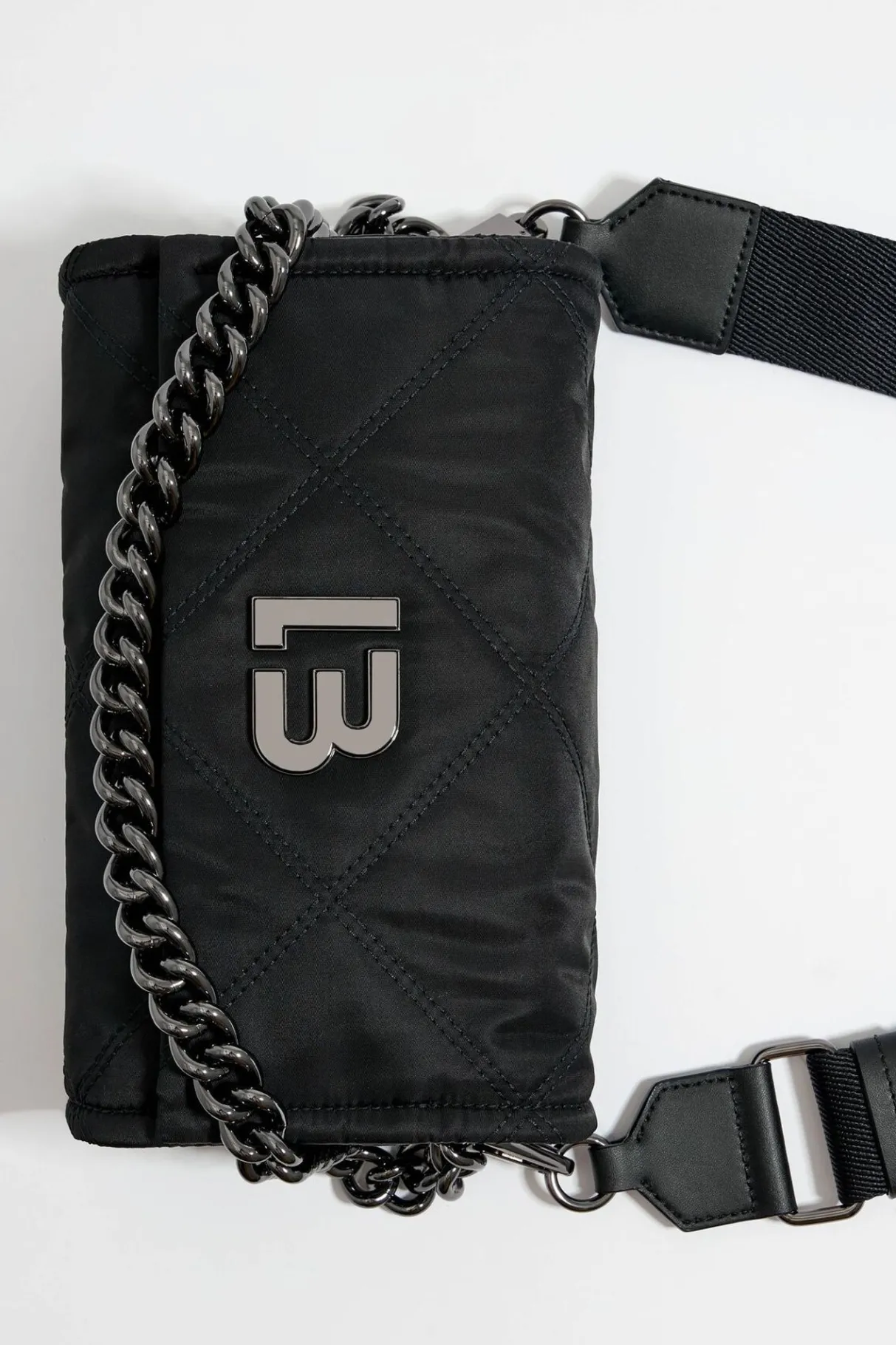 Mujer BIMBA Y LOLA Bolsos Nylon<Bolso Solapa Pequeno Negro